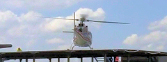 Helicopter landt op dak DARE!!