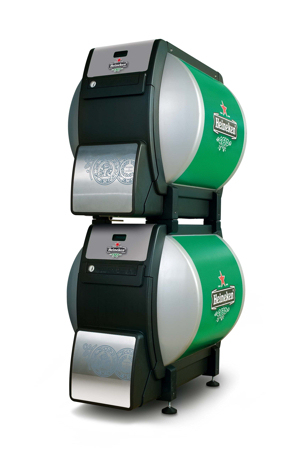 De nieuwe biertap van Heineken