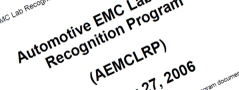 Automotive EMC Laboratory Recognition Program